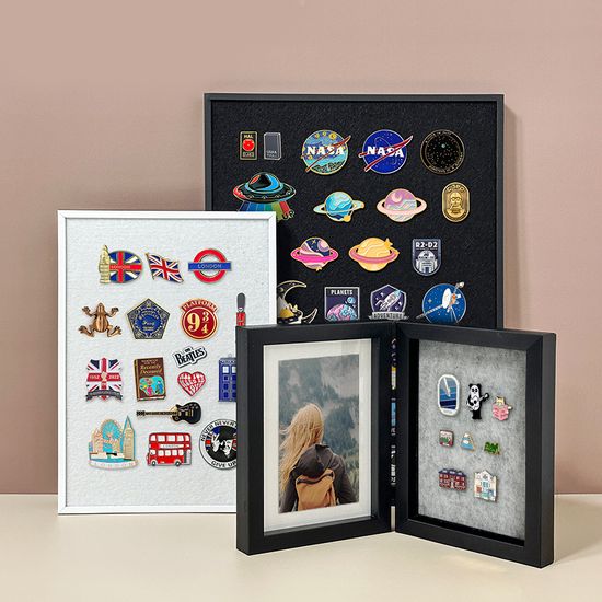 뱃지 프레임 A4 핀 뱃지 보관 소호 액자