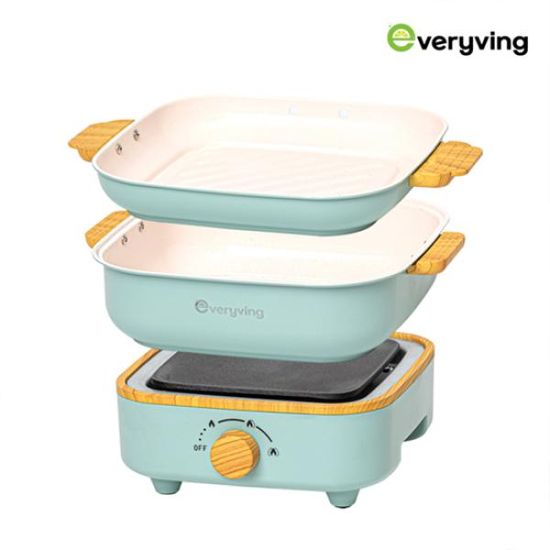 에브리빙 2in1 2종팬 쿡마스터 CA-2W15GN