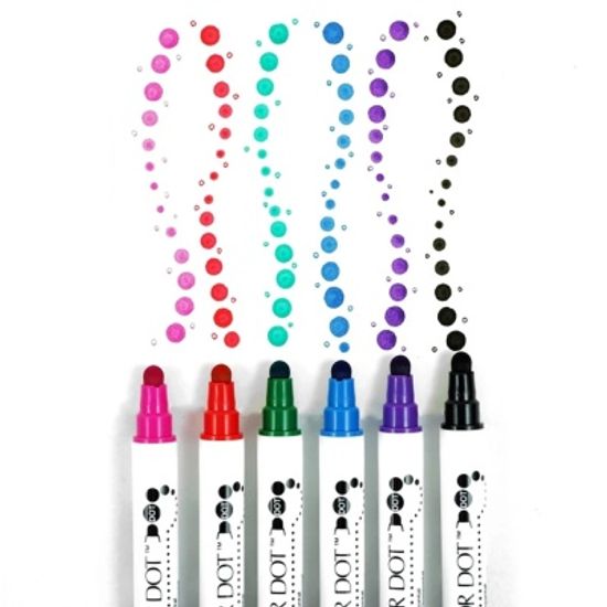 쿠레타케 지그 클린컬러 DOT-양면닙 6색 F192-2