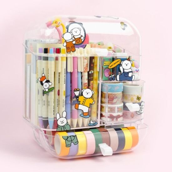 핑크풋 투명아크릴정리함