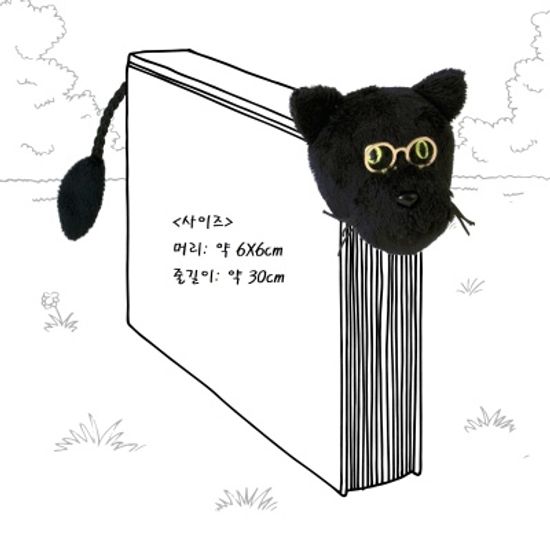 [영국 if사 공식수입정품] 북마크 Book-Tails 블랙캣