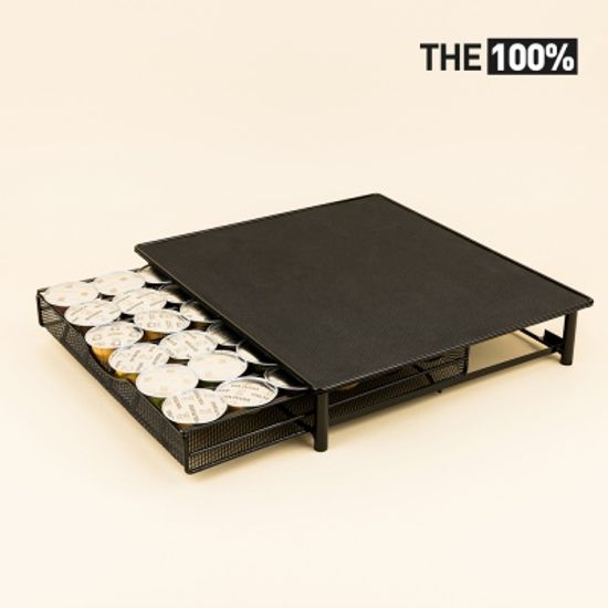 THE100% 버츄오 호환 캡슐커피 보관함 논슬립 서랍형 36구 홀더 거치대