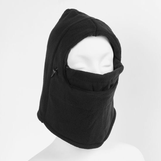 더블업 방한 후드 넥워머(블랙) 겨울 모자목토시