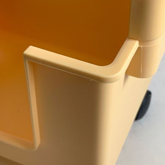 코시나 이동식 북 트롤리선반 5단 (옐로우)