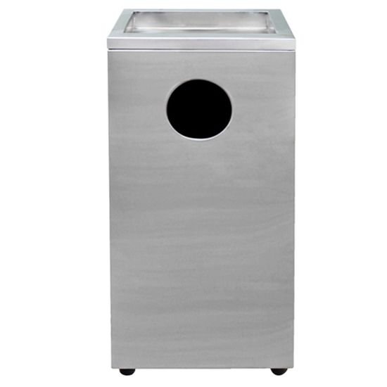 사각 기본형 스테인리스 재떨이 휴지통 46L(WC356B4)