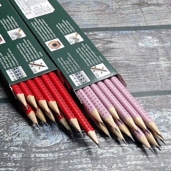 파버카스텔 미끄럼방지 삼각연필 그립 2001 B 1다스