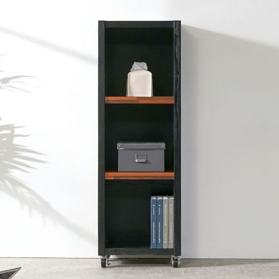 롤링 3단 이동형 미니 책장 슬림 틈새장 400 (착불)