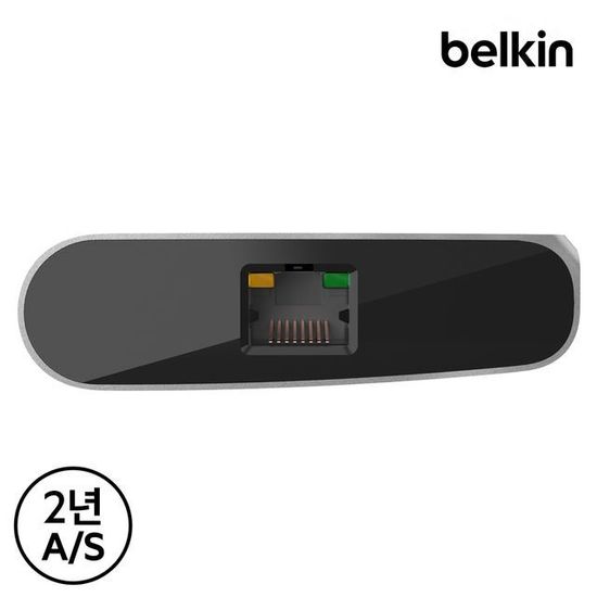 벨킨 8in1 듀얼 디스플레이 C타입 멀티 허브 INC015bt