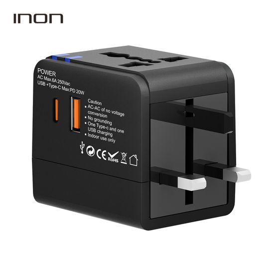 아이논 PD20W USB 2포트 해외여행용 어댑터 IN-TA210C