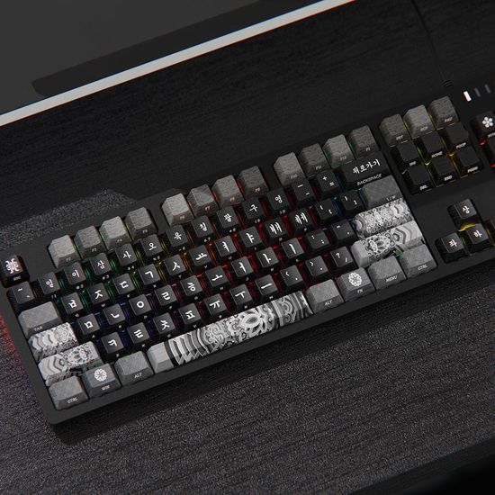 시이닷 모노 단청 유선 LED 기계식 키보드