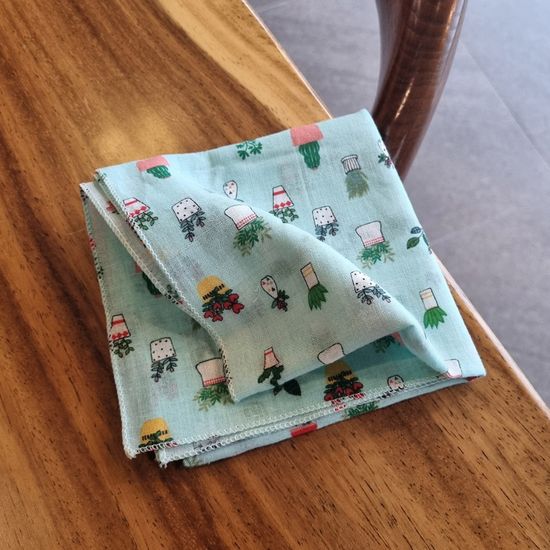 화분 (손수건 스카프)