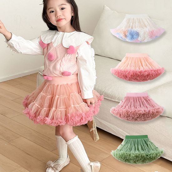 파티튜튜 발레 레이스 샤 여아치마 캉캉스커트 205379