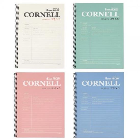 꿈드림22 핑크풋 원링 코넬노트 8mm 40매 서머리 2.0