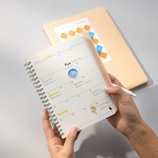 바이풀디자인_생각보관함 데일리 매니저 스몰_6개월