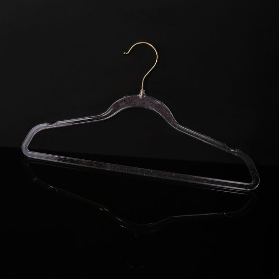 리빙룸 라운드 옷걸이 10p세트(레드 펄) 상의옷걸이