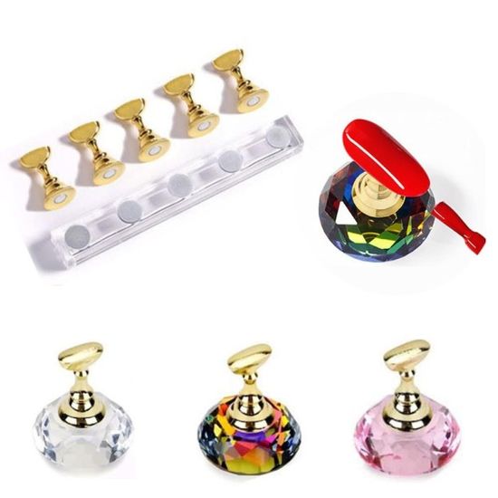 네일아트 마그네틱 크리스탈 팁 스탠드 세트 3종[W8EB