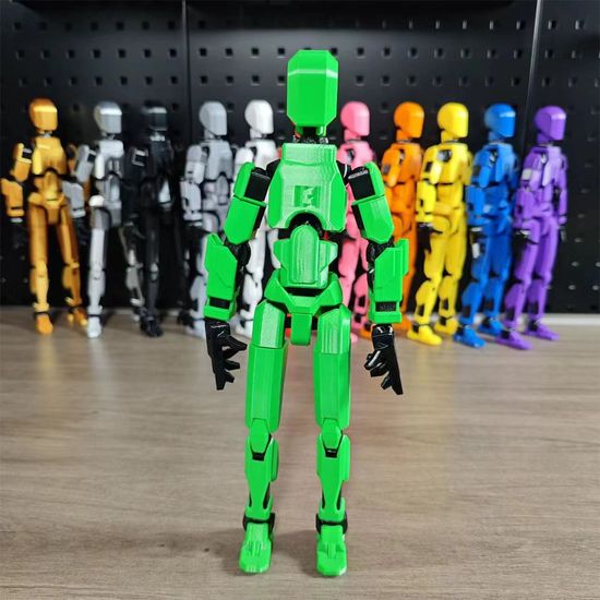 3D 프린트 다관절 액션 피규어 DIY 블록 조립 장난감