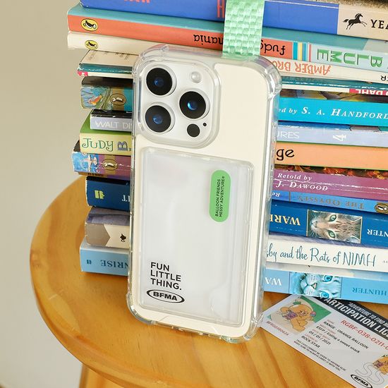 FLT 오트베이지 카드수납 젤하드 탱크 폰케이스