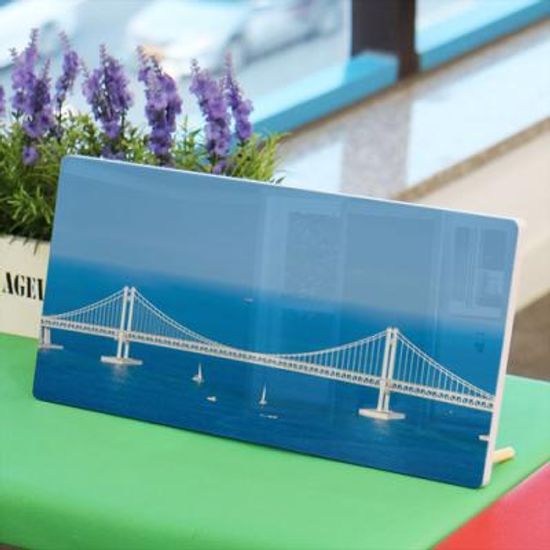 pi225-폼아크릴액자38CmX18Cm_부산광안대교풍경