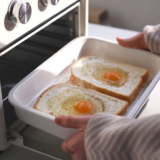 클로프 도자기 사각 밧트, 에어프라이기 3size 