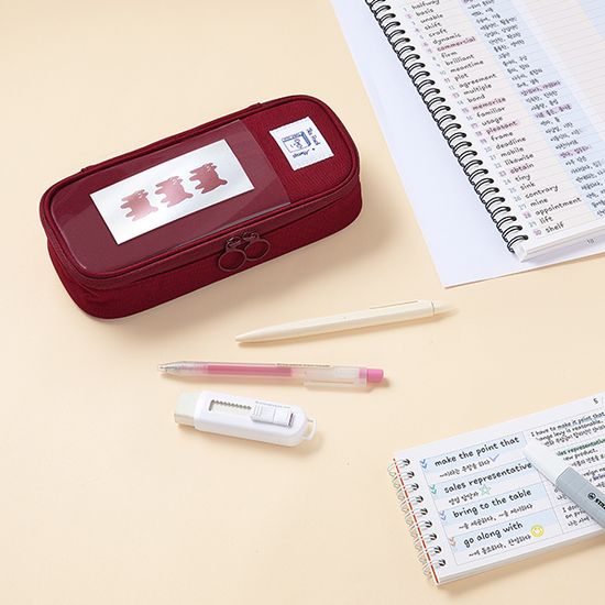 아카이브 펜 파우치 필통 ver.2_심플한 대형 필통