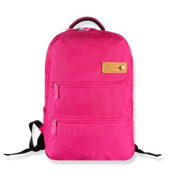 VATUKA 모던스퀘어 백팩 - 핫핑크