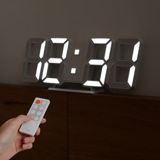 [무아스] 퓨어 화이트 30cm 슬림형 led벽시계(M)