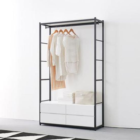 G553 2단 서랍행거 1200 1color