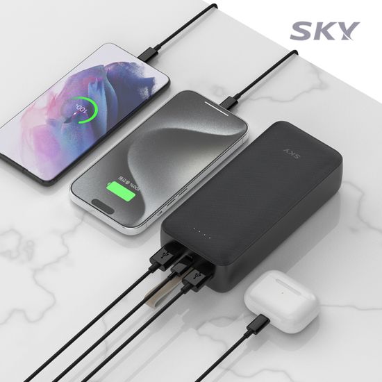 스카이 필 20W 고속 30000mAh 대용량 보조배터리 S30