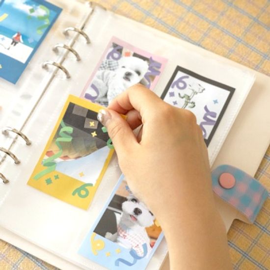 THT 체크 폴라로이드 바인더 (6공)