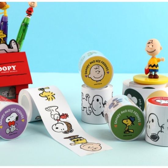 피너츠 롤 스티커