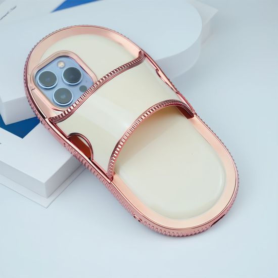 아이폰 15 14 13 12 메탈프레임 슬리퍼 거치대 케이스