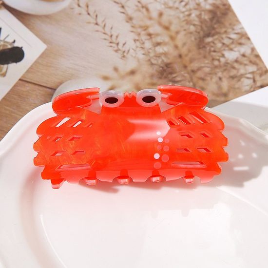 꽃게 머리 집게핀 머리핀 헤어핀 헤어 집게핀 삔 핀