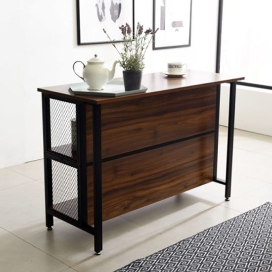 철재 1200 아일랜드 메쉬홈바 수납장