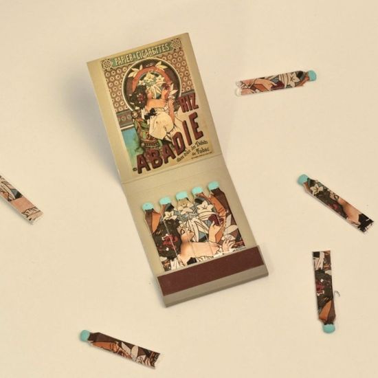 무하 종이 성냥_민트