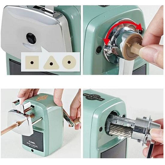 Carl 일본산 2단계 심조절 연필깎이 Angel-5 Royal 3