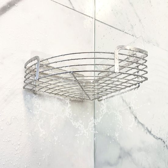 올지 무타공 욕실선반 젠다이 코너 스텐레스 접착식