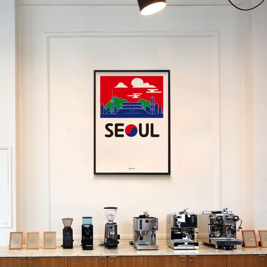 서울 SEOUL M 디자인 포스터 한국