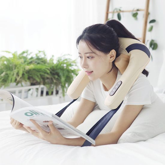 [메디니스]포유넥 무선 온열 목 어깨 마사기 MVP-705