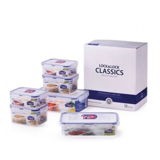 락앤락 클래식 6p 밀폐용기 기프트세트 4호(WEC7CA3)