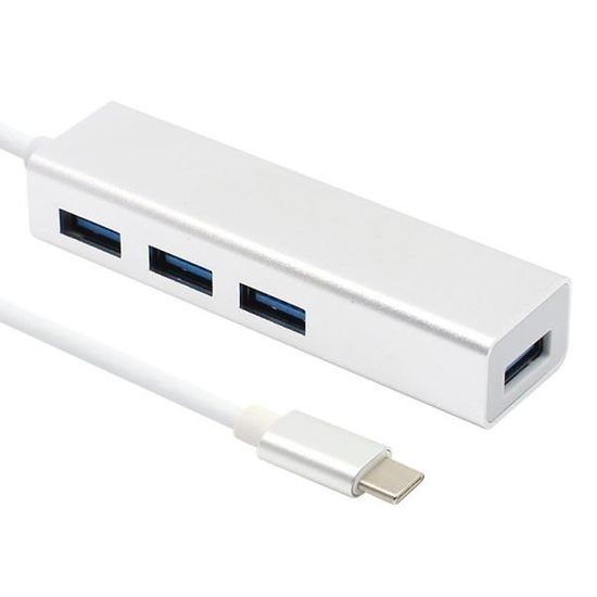 USB허브/4포트 무전원/C타입 USB3.0