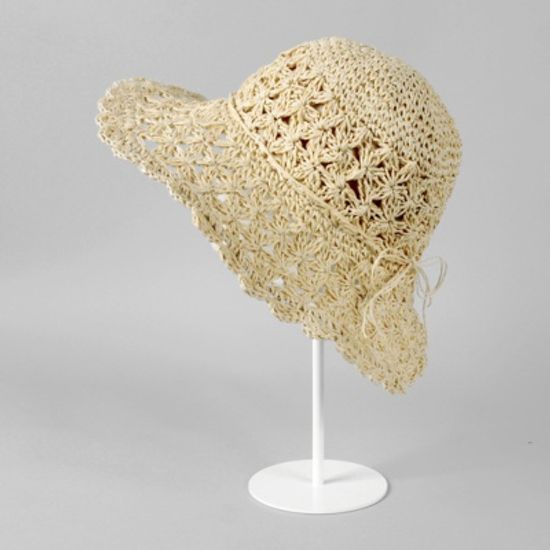 [베네]꽃잎 리본 썸머햇