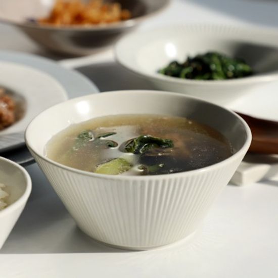 라일 국산 도자기 대접, 국그릇 4color