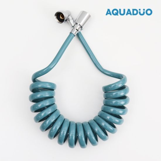 아쿠아듀오 물때, 꼬임방지 스프링 샤워기호스 - 3 M