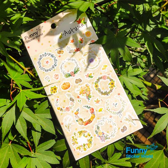 퍼니스티커 TB-501 가을 타이백 스티커