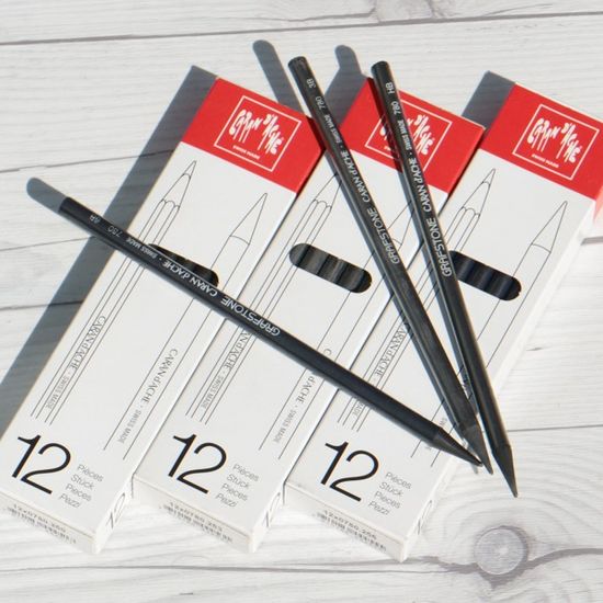 까렌다쉬 천연 통심 흑연연필 그라프스톤 PURE 1다스