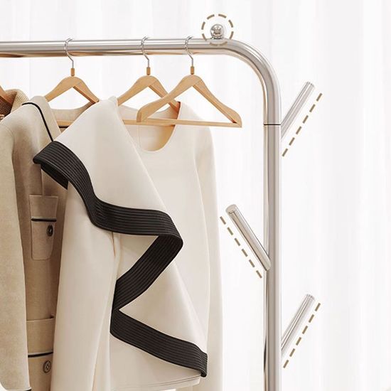 2칸 이동식 행거 스탠드 옷걸이 옷장 선반 철제 헹거