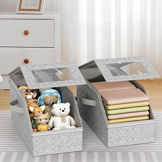 공간 리빙 수납 모자 옷정리함 박스 수납함 정리함