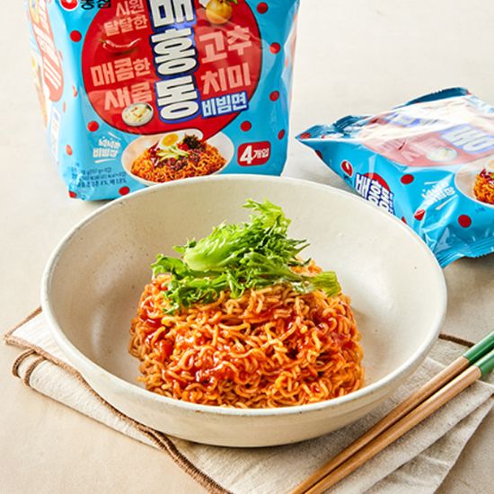 농심 배홍동 비빔면 137g 16개