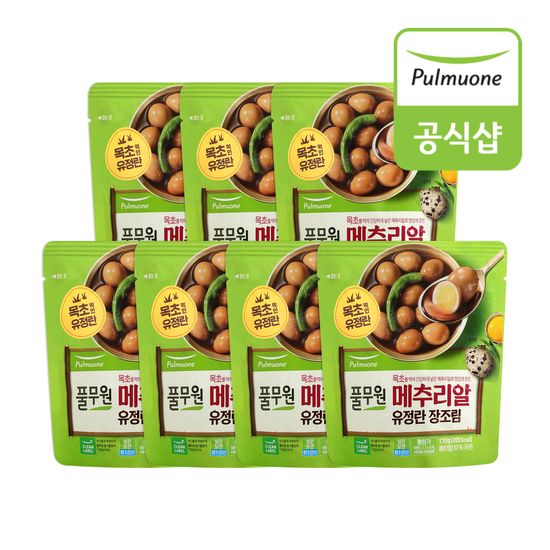 풀무원 메추리알유정란장조림 170g x 7봉